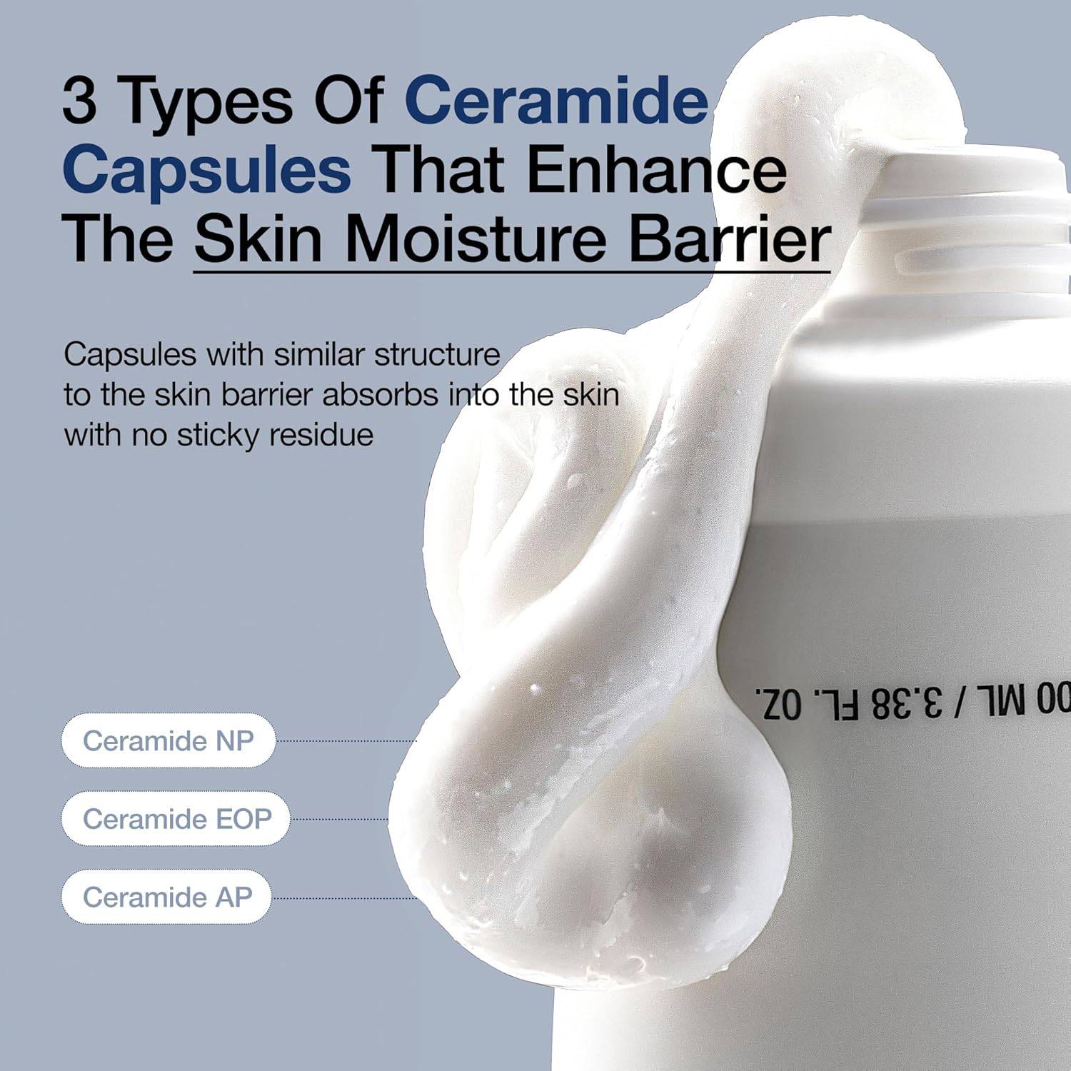 ANUA 3 Ceramide Panthenol Moisture Barrier Cream 100mL - Image 4