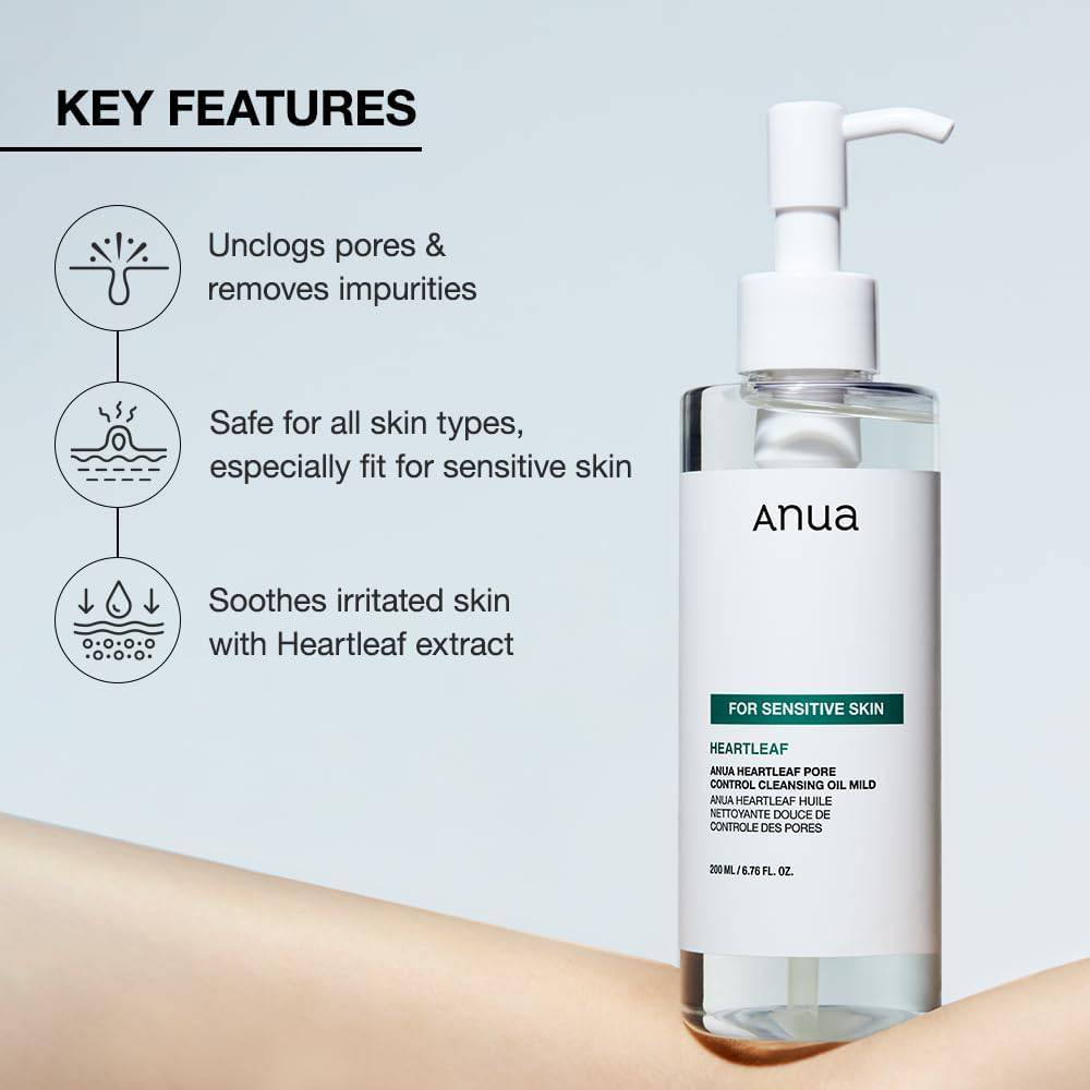 ANUA Heartleaf Pore Control Cleansing Oil Mild 200mL - Image 3