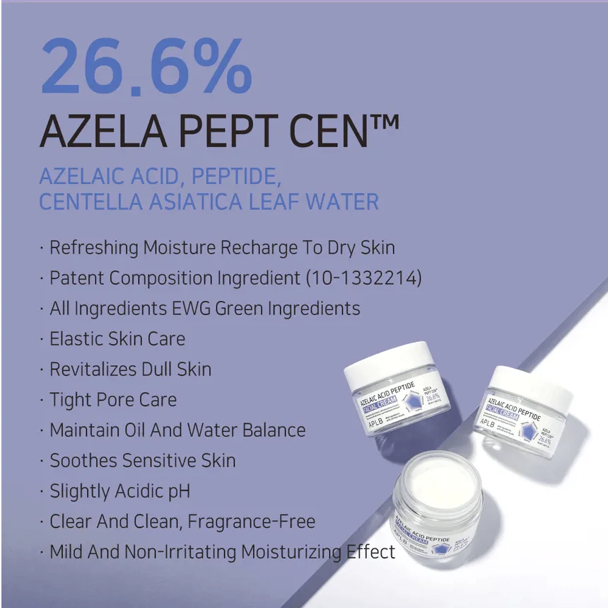 APLB Azelaic Acid Peptide Facial Cream 55mL - Image 3