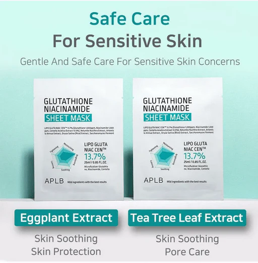 APLB Glutathione Niacinamide Sheet Mask 25mL - Image 19