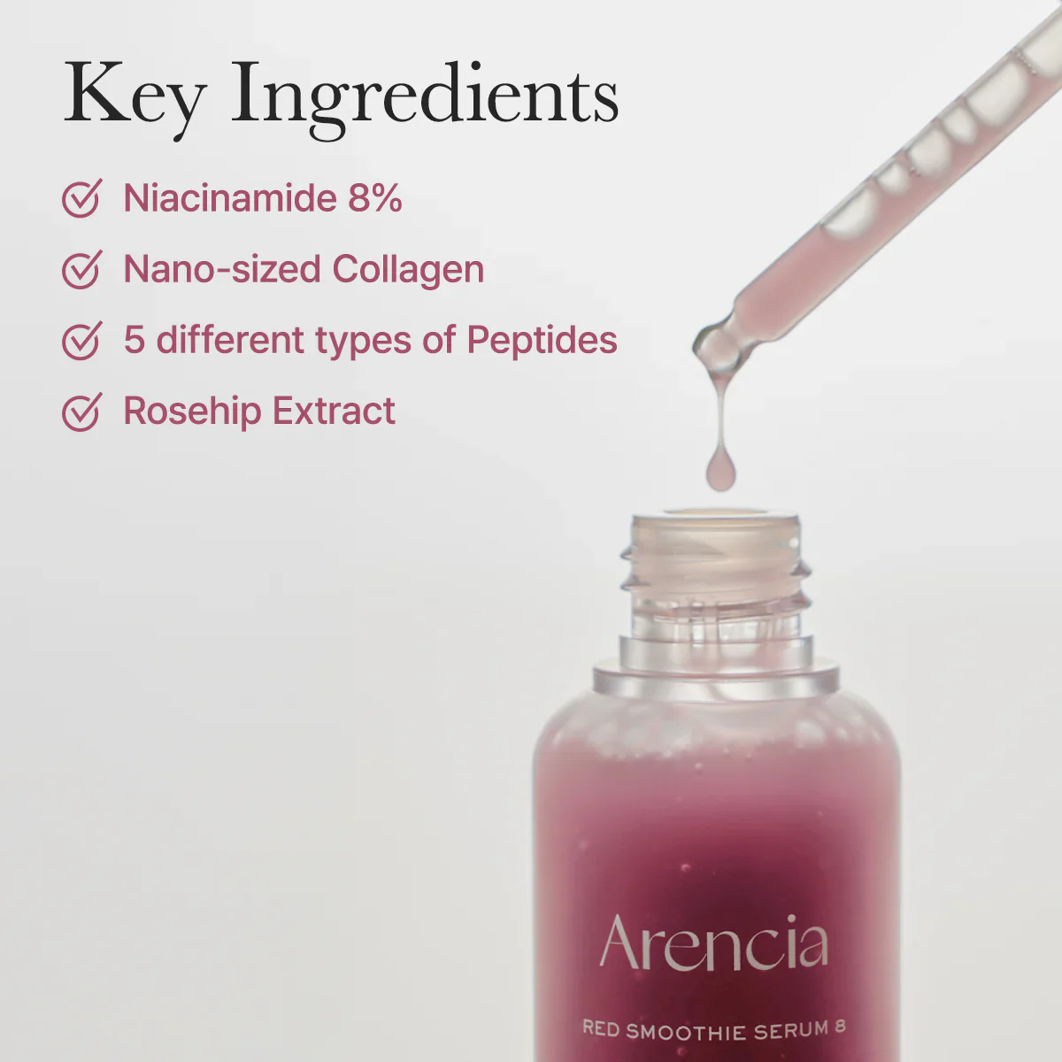 ARENCIA Red Smoothie Serum 8 (30mL) - Image 6