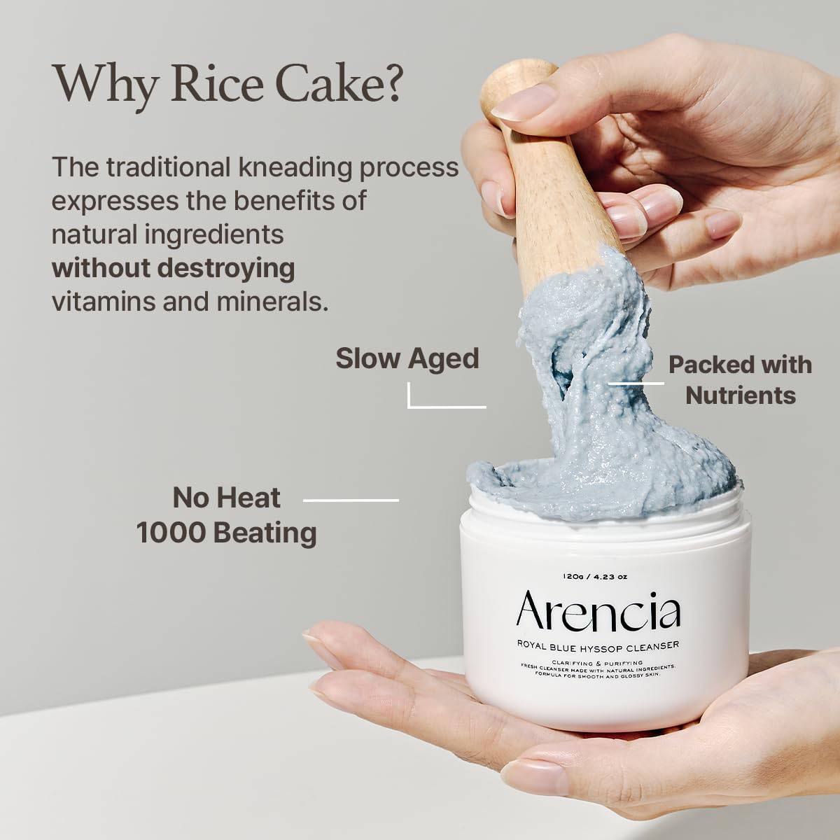 ARENCIA Royal Blue Hyssop Cleanser 120g - Image 8