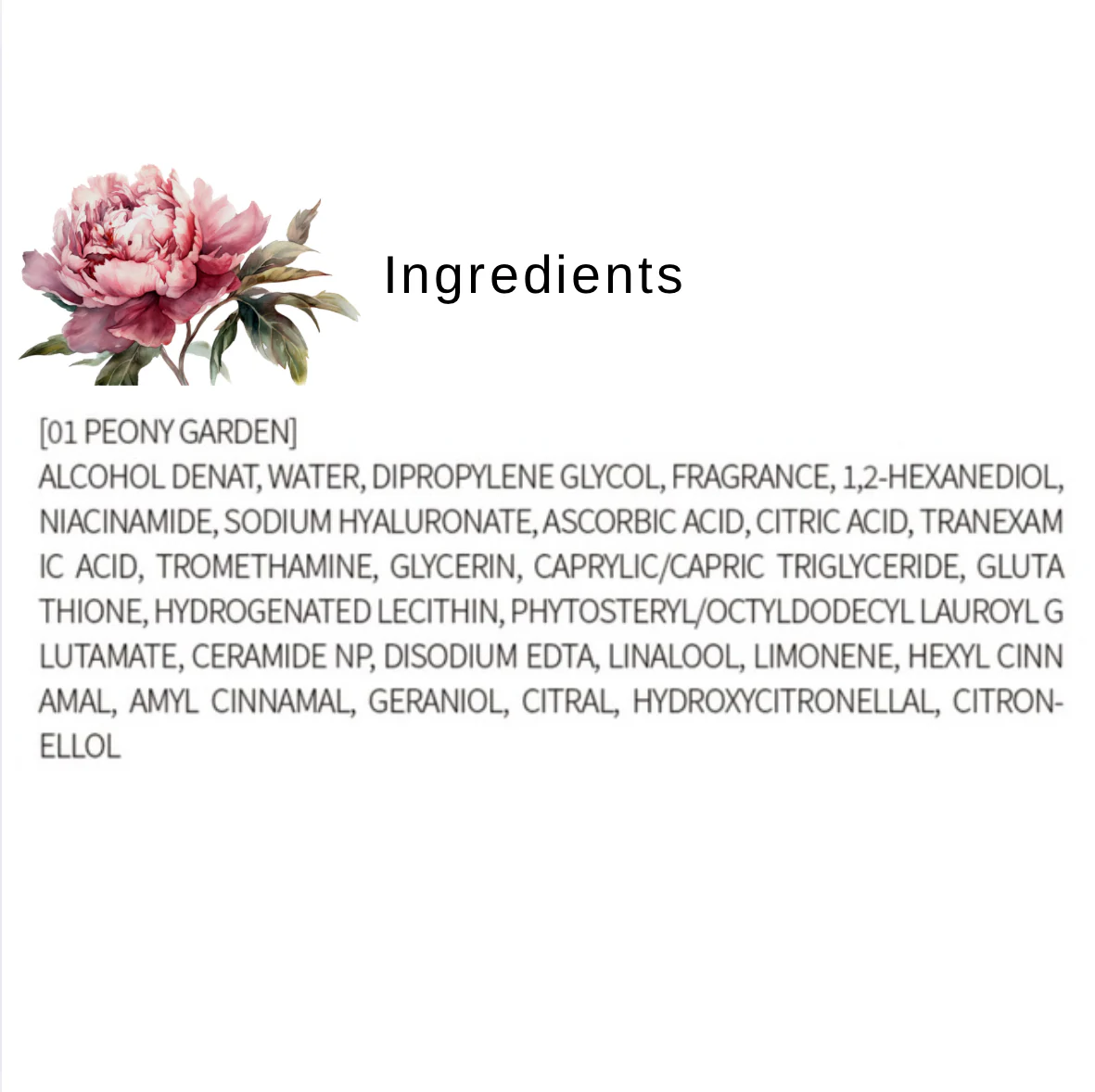 BOM Peony Garden Perfume Body Mist 110ml - Image 16