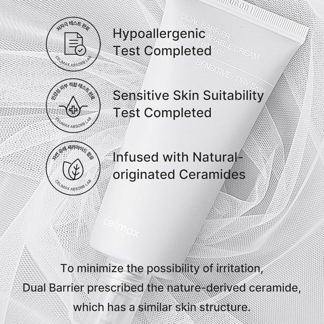 CELIMAX Dual Barrier Skin Wearable Cream 50mL - Image 11