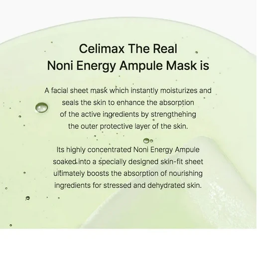 CELIMAX Noni Energy Ampoule Mask (1ea) - Image 6