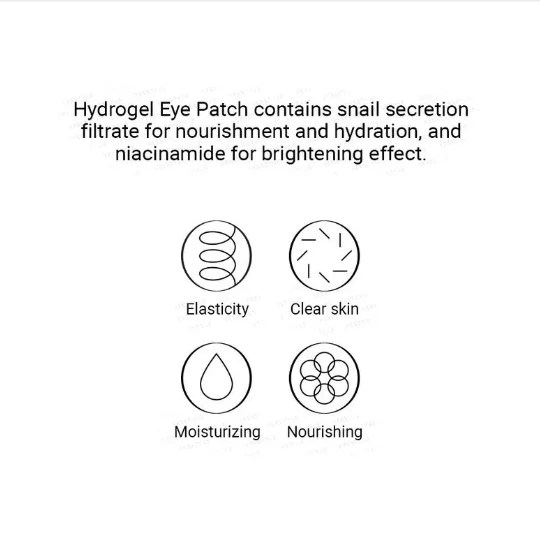 COSRX Advanced Snail Hydrogel Eye Patch (60 patches, 30 pairs / 90g / 3.17 oz) - Image 11