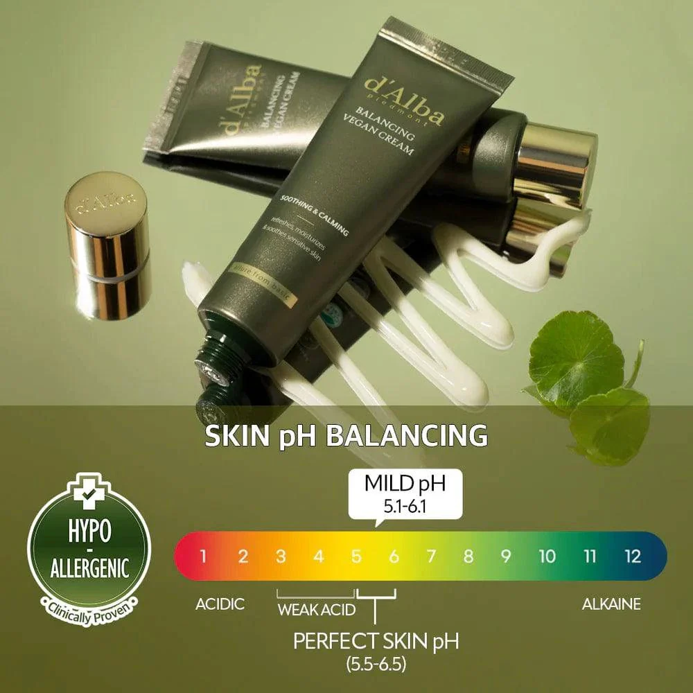 D'ALBA Mild Skin Balancing Vegan Cream 55ml - Image 5