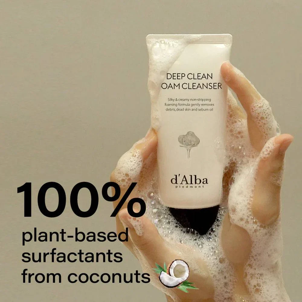 D'ALBA White Truffle Deep Clean Foam Cleanser 80mL - Image 5