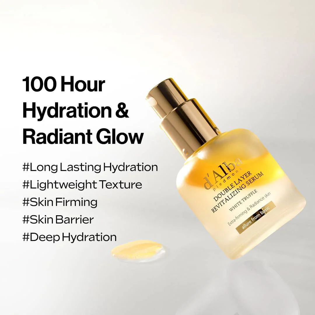 D'ALBA White Truffle Double Layer Revitalizing Serum 50ml - Image 4