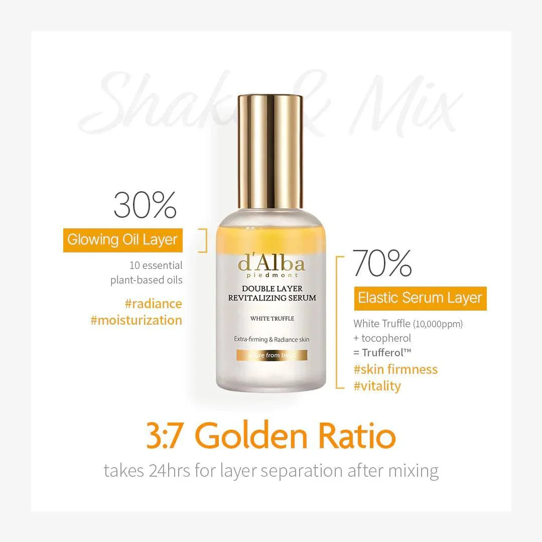 D'ALBA White Truffle Double Layer Revitalizing Serum 50ml - Image 6
