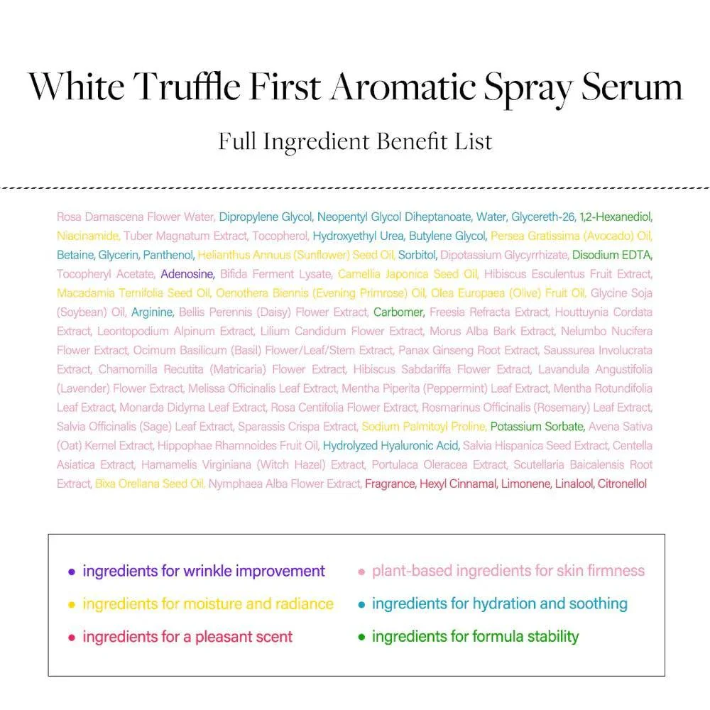 D'ALBA White Truffle First Aromatic Spray Serum 60ml - Image 9