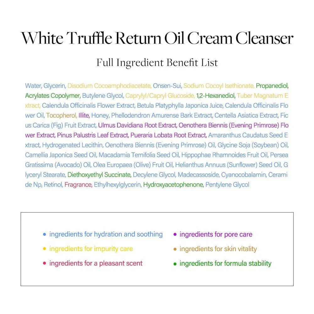 D'ALBA White Truffle Return Oil Cream Cleanser 150ml - Image 8