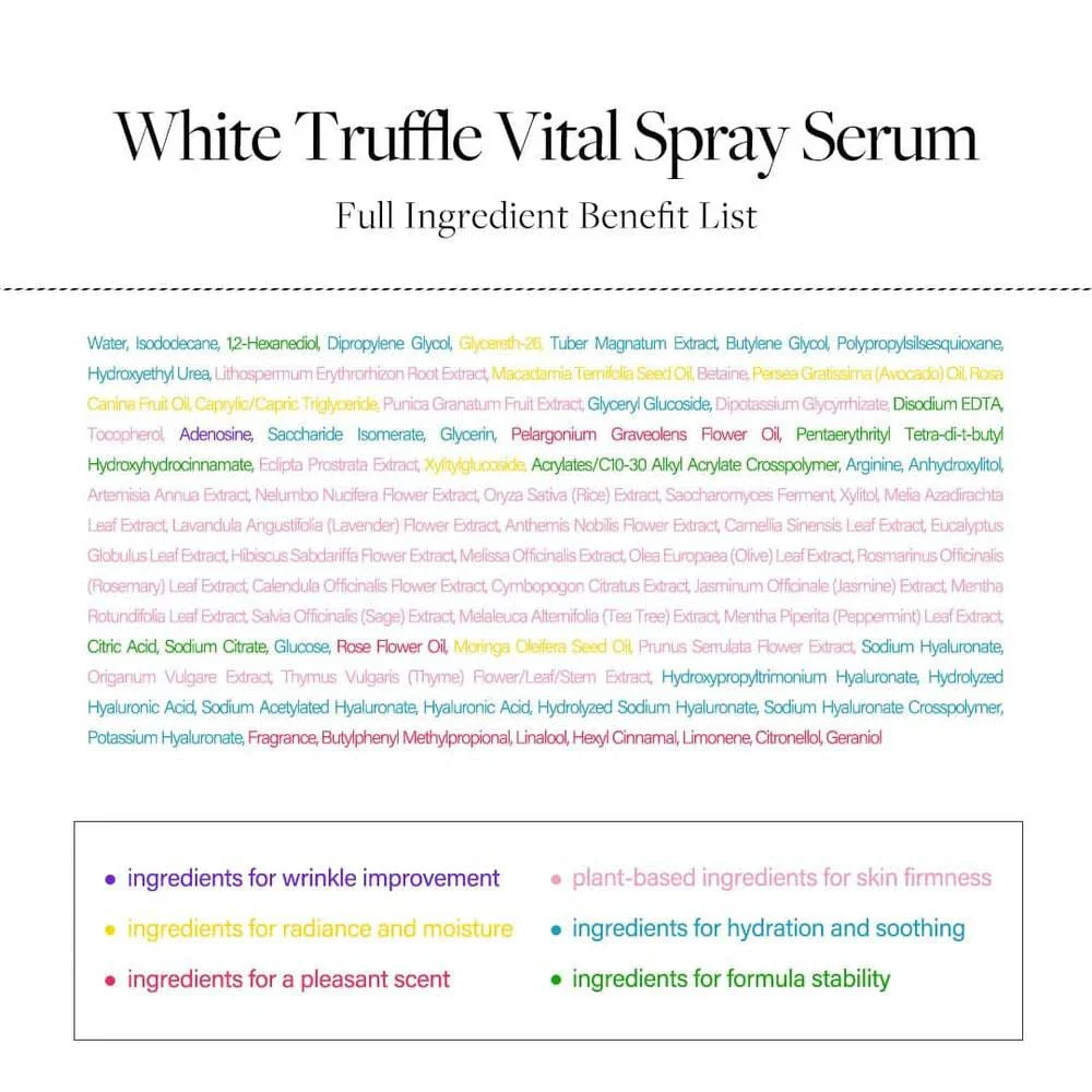 D'ALBA White Truffle Vital Spray Serum 100mL - Image 12