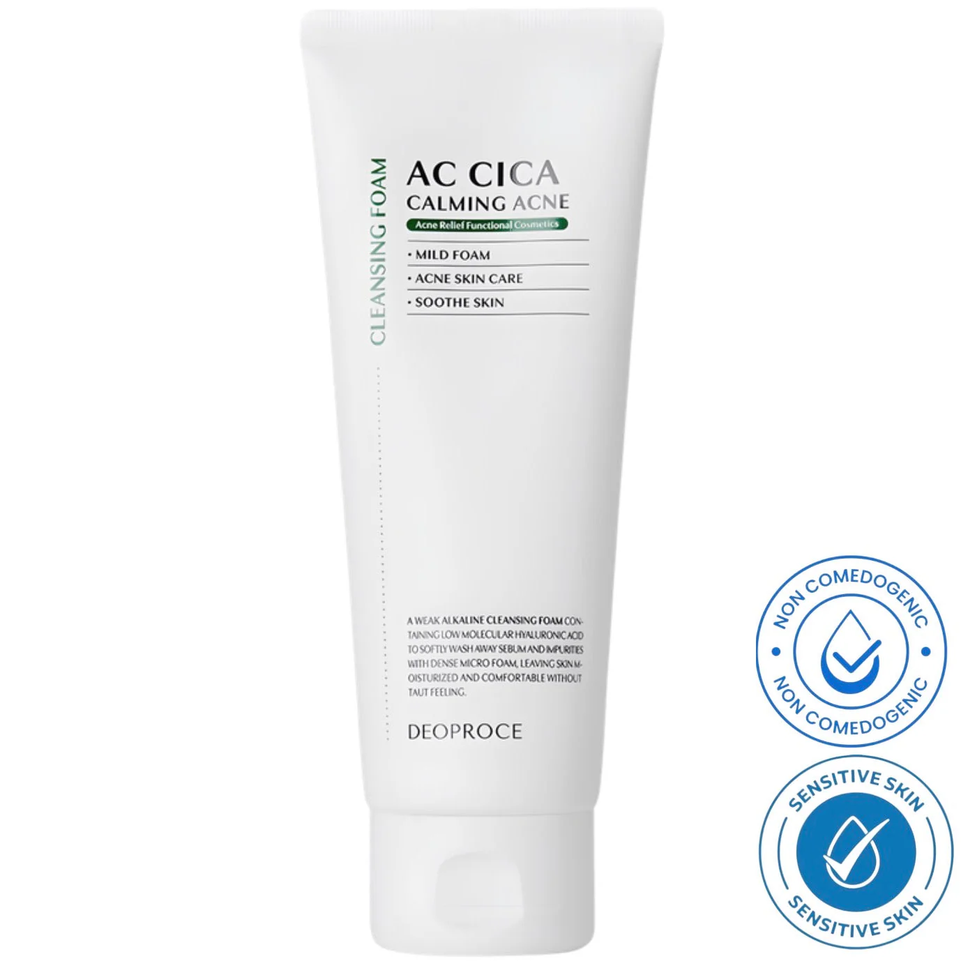 DEOPROCE AC CICA CALMING ACNE CLEANSING FOAM 150ml