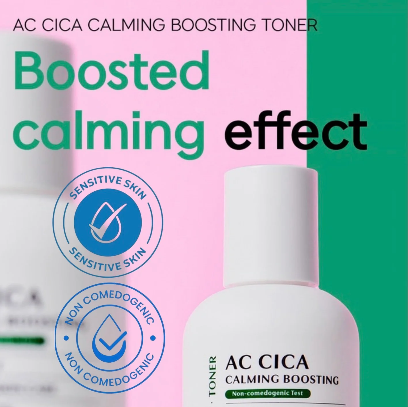 DEOPROCE AC CICA CALMING BOOSTING TONER 150ml - Image 3