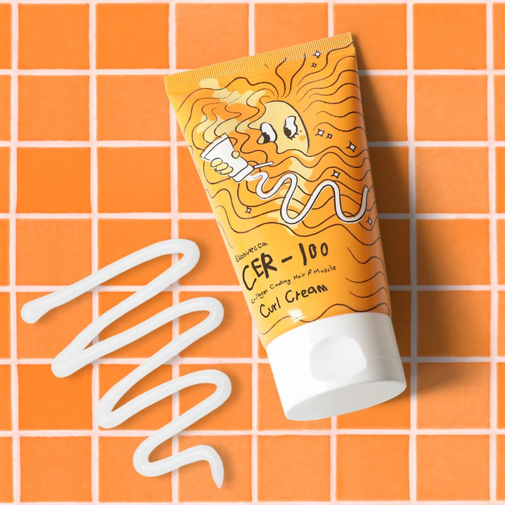 ELIZAVECCA CER-100 Collagen Coating Hair A+ Muscle Curl Cream 120mL - Image 6