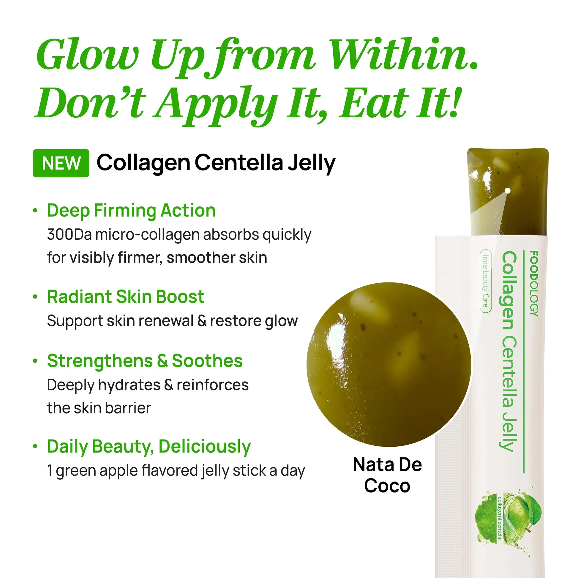 FOODOLOGY Collagen Centella Jelly 10 pouch - Image 2