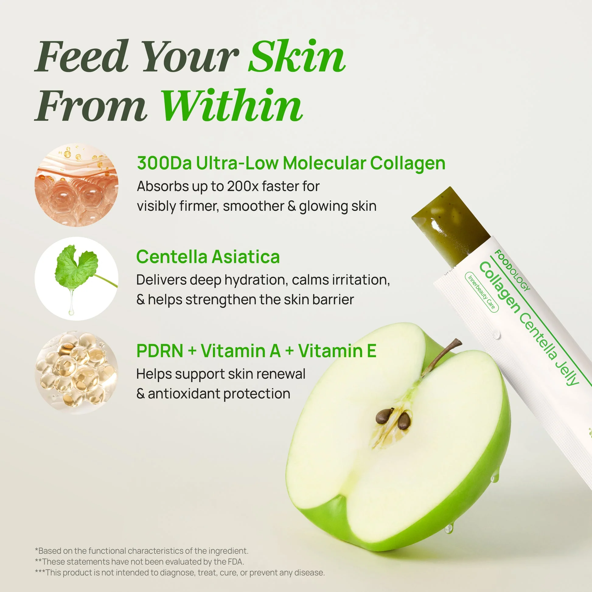 FOODOLOGY Collagen Centella Jelly 10 pouch - Image 3