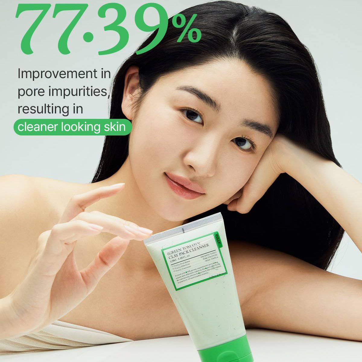 FULLY Green Tomato Clay Mask Cleanser 120mL - Image 7
