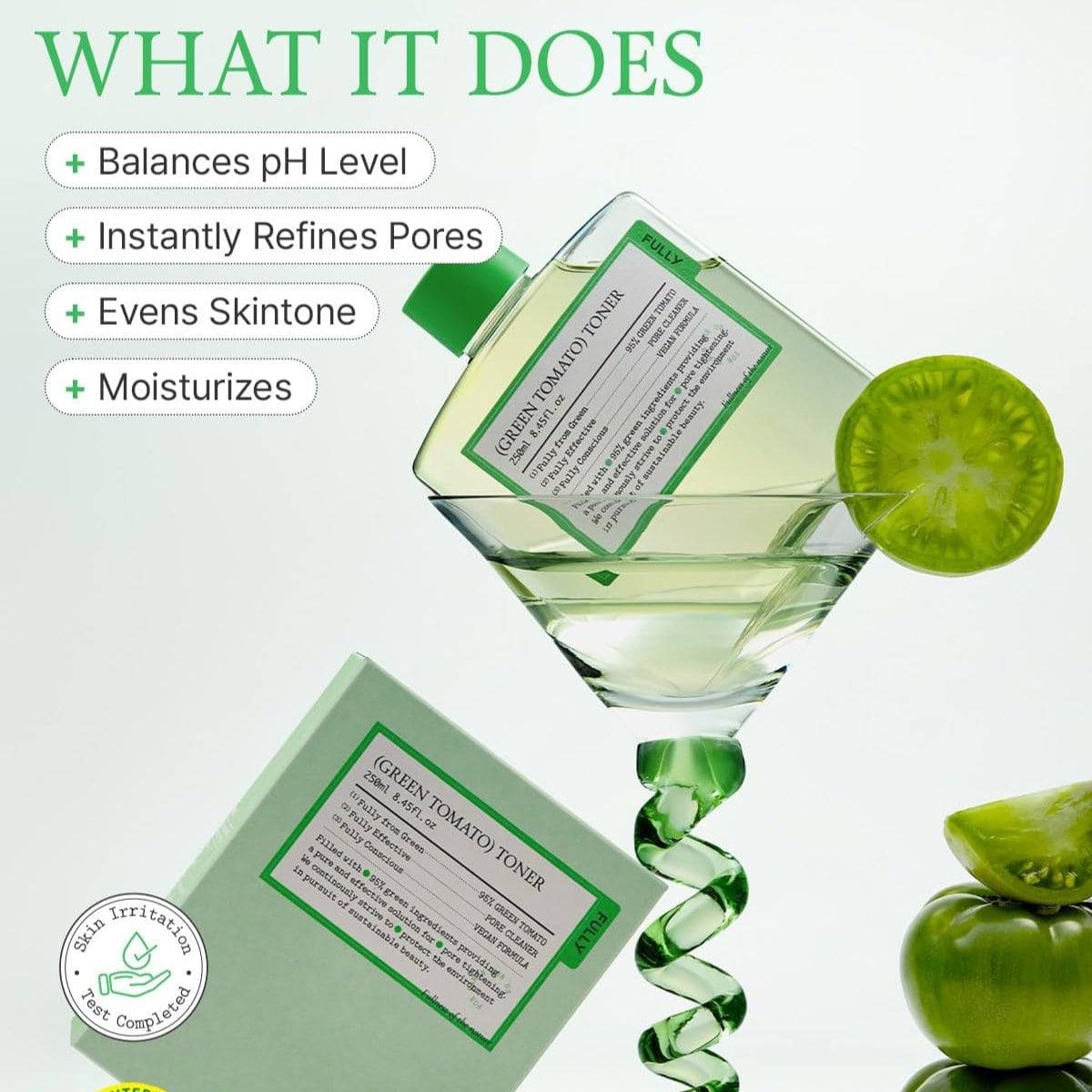 FULLY Green Tomato Toner 250mL - Image 4