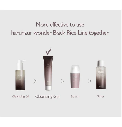 HARUHARU WONDER Black Rice Moisture 5.5 Soft Cleansing Gel 100mL - Image 14