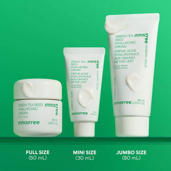 INNISFREE Green Tea Seed Hyaluronic Acid Cream 50mL - Image 9