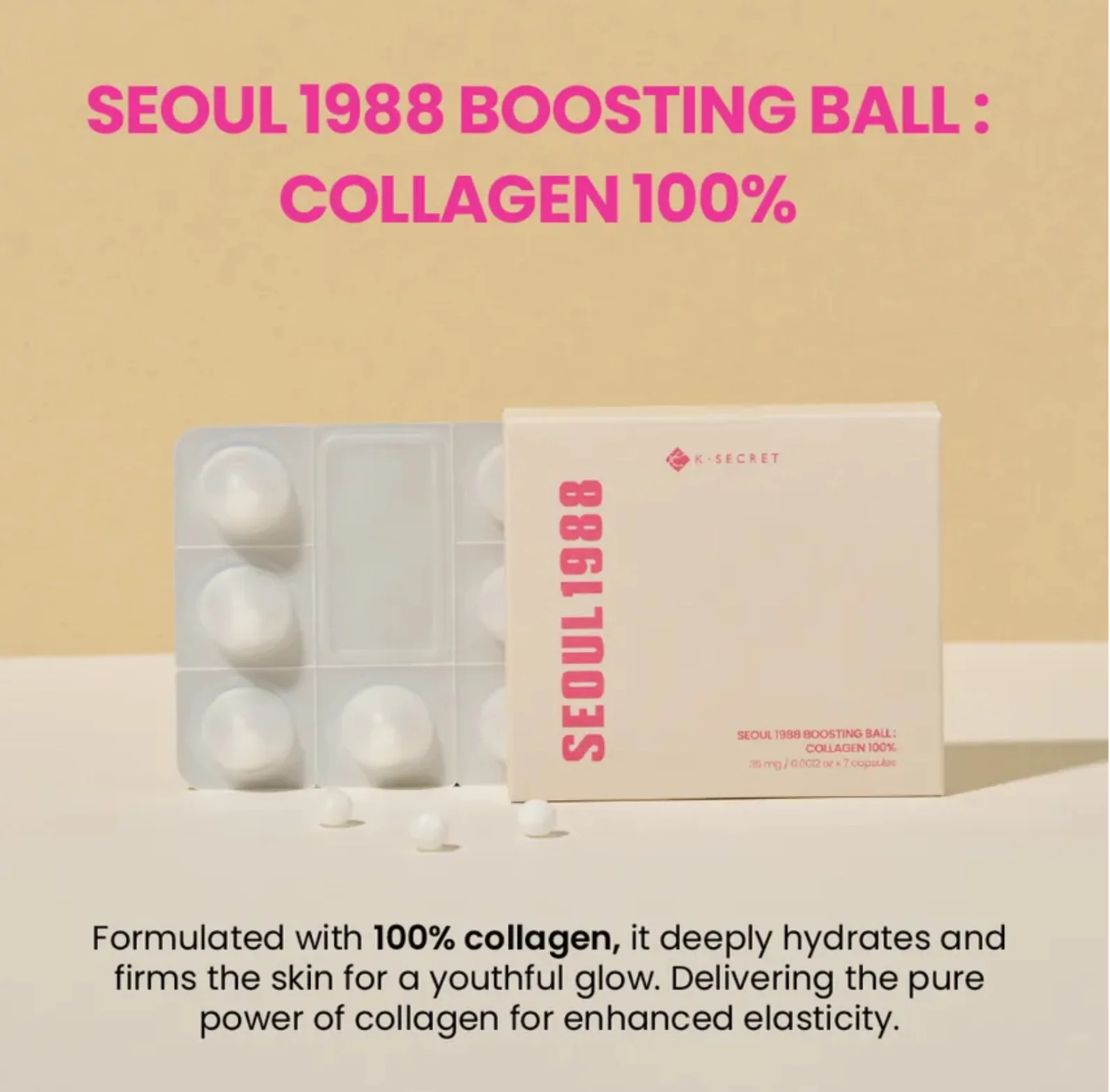 KSECRET Seoul 1988 Boosting Ball : Collagen 100% - Image 5