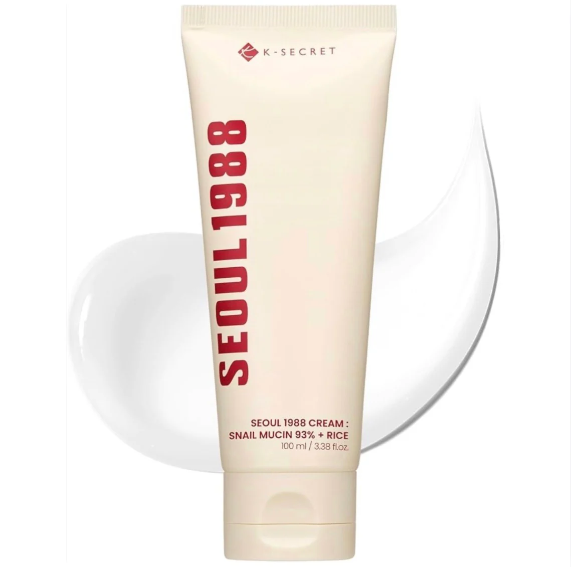 KSECRET Seoul 1988 CREAM: Snail Mucin 93% + Rice 100mL