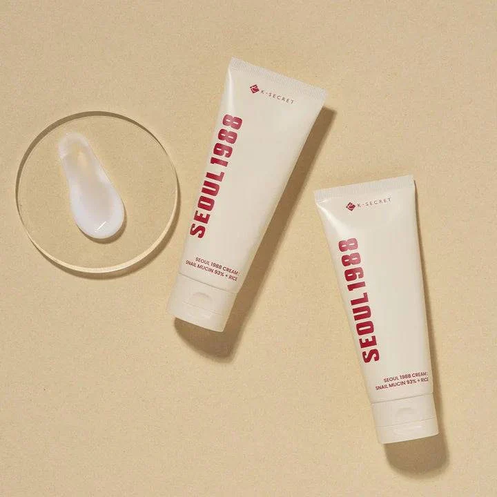 KSECRET Seoul 1988 CREAM: Snail Mucin 93% + Rice 100mL - Image 9