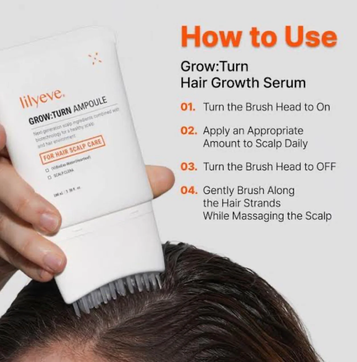 Lilyeve Grow Turn Exosome Brush Ampoule 100ml - Image 6