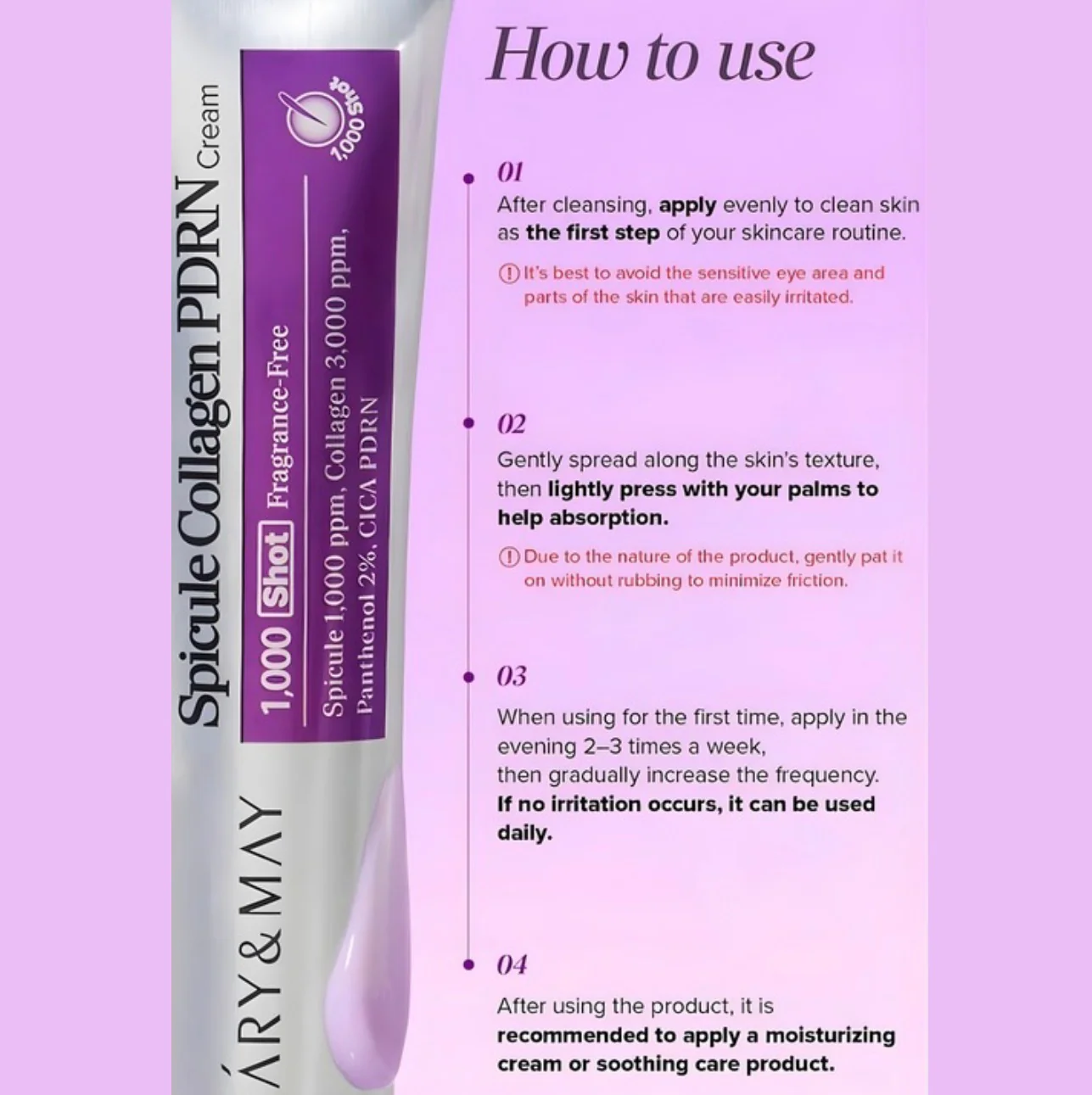 MARY&MAY Spicule Collagen PDRN 1000 Shot 15g - Image 6