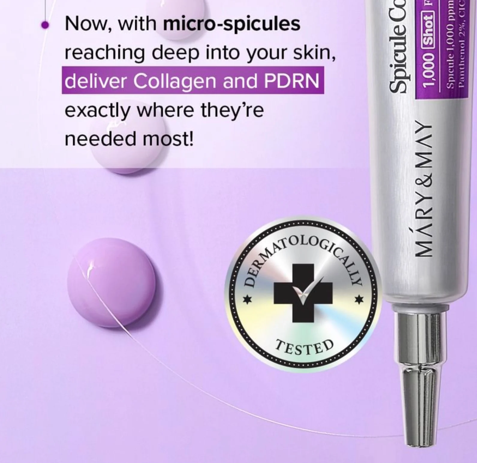 MARY&MAY Spicule Collagen PDRN 1000 Shot 15g - Image 7