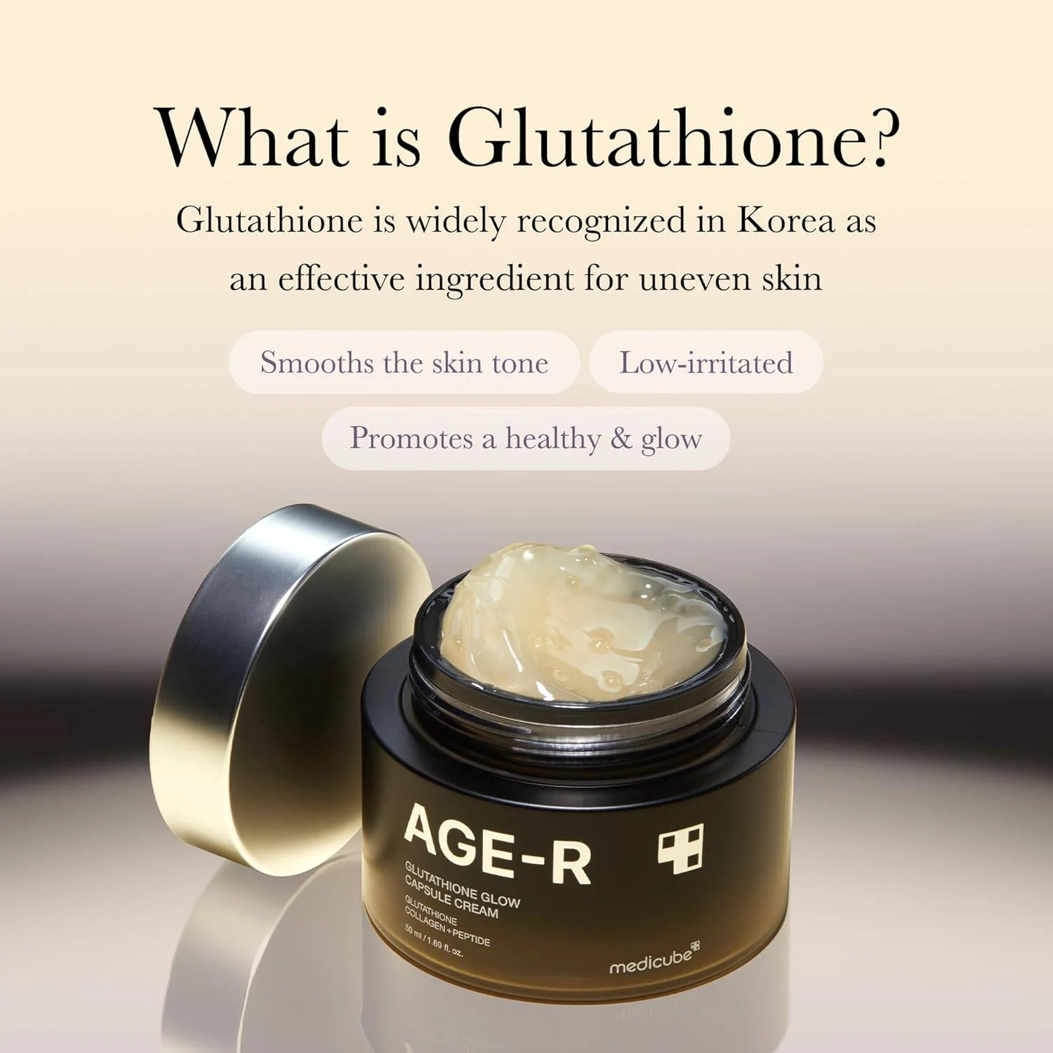 MEDICUBE Age-R Glutathione Glow Capsule Cream 50mL - Image 5