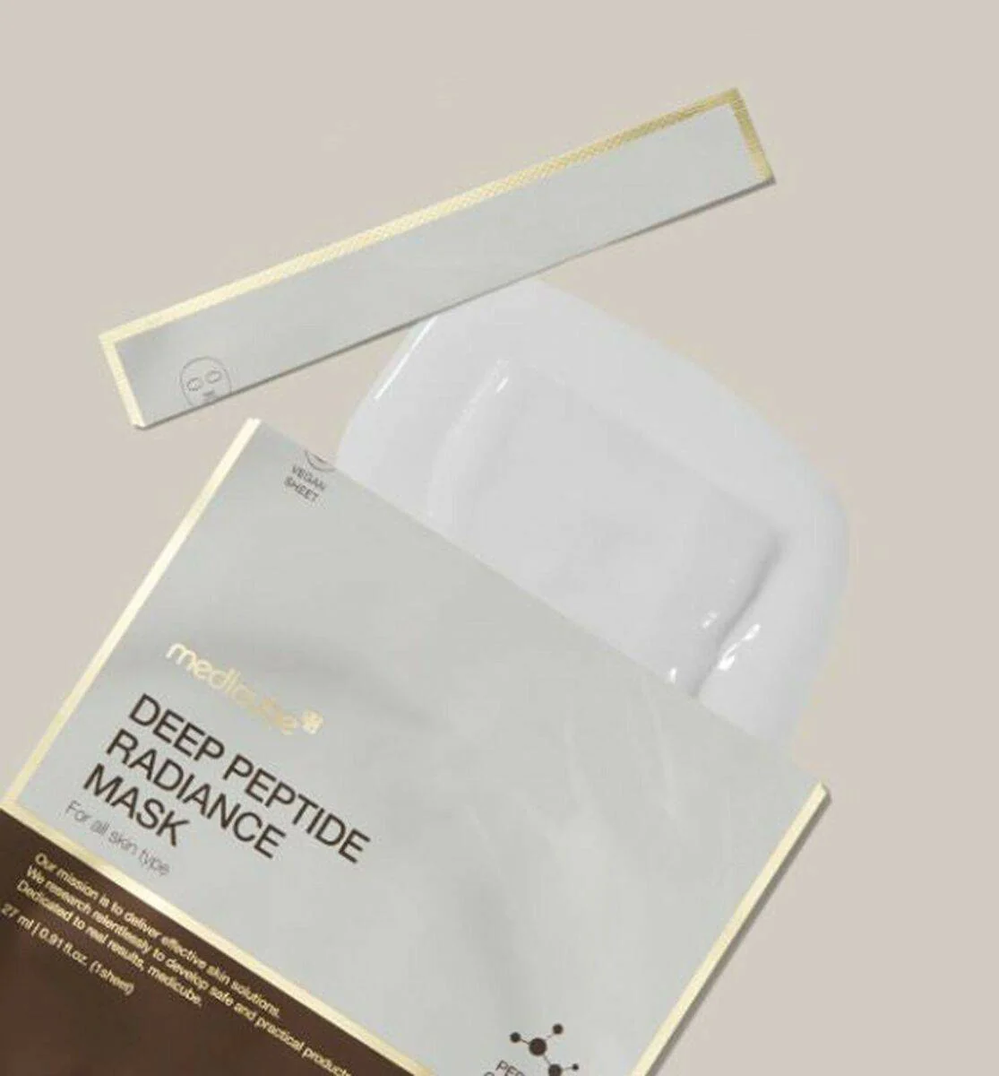 MEDICUBE Deep Peptide Radiance Mask 27mL - Image 2