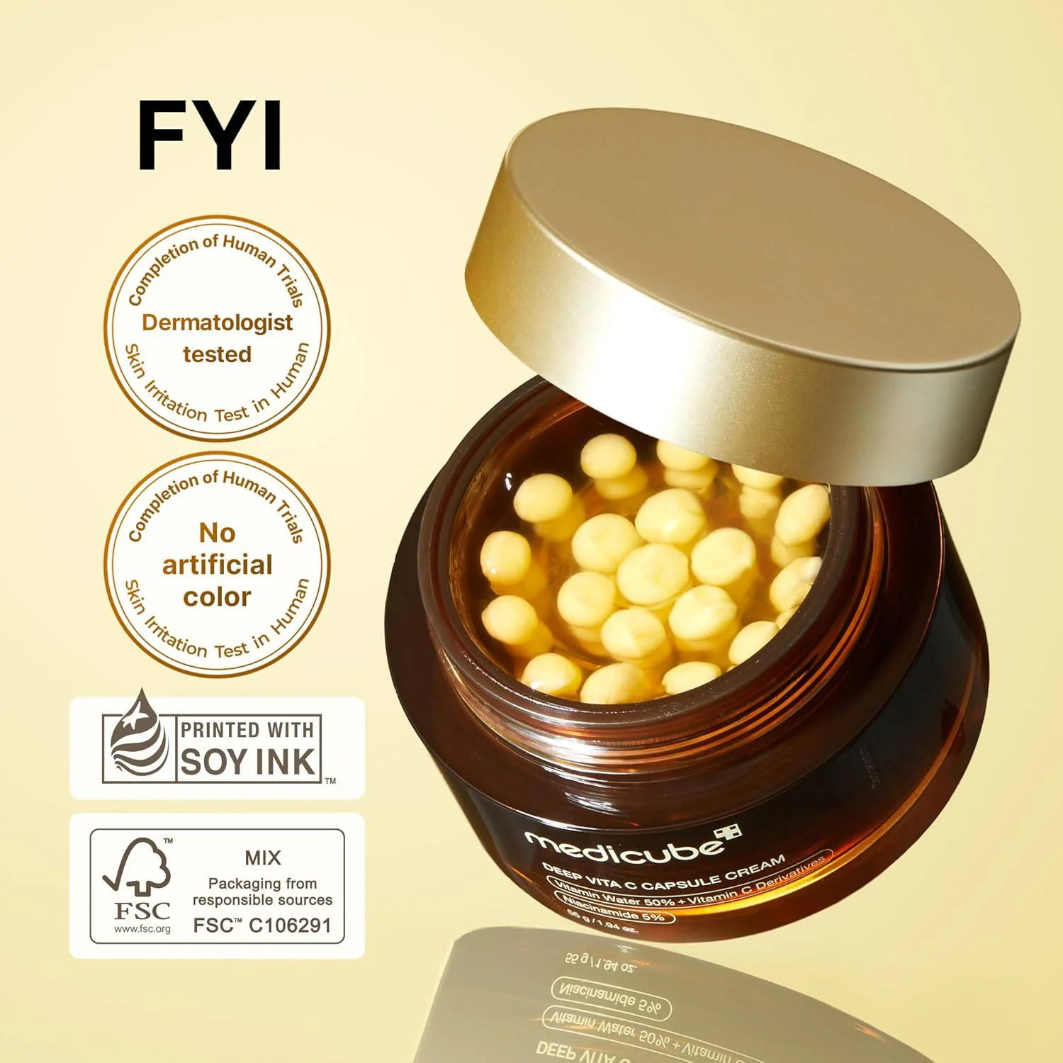 MEDICUBE Deep Vita C Capsule Cream 55g - Image 4