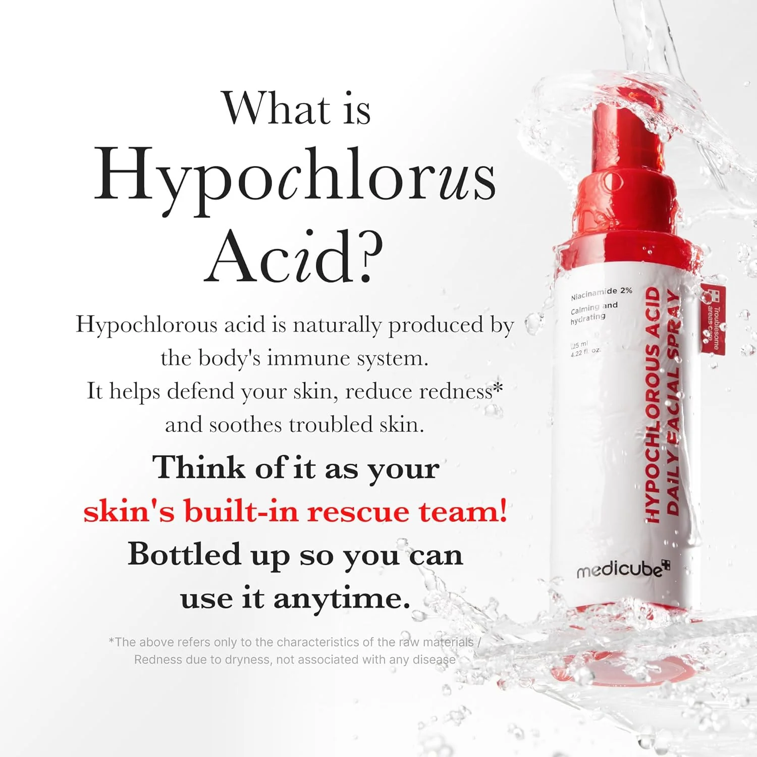 MEDICUBE Hypochlorous Acid Daily Facial Spray 125mL - Image 6