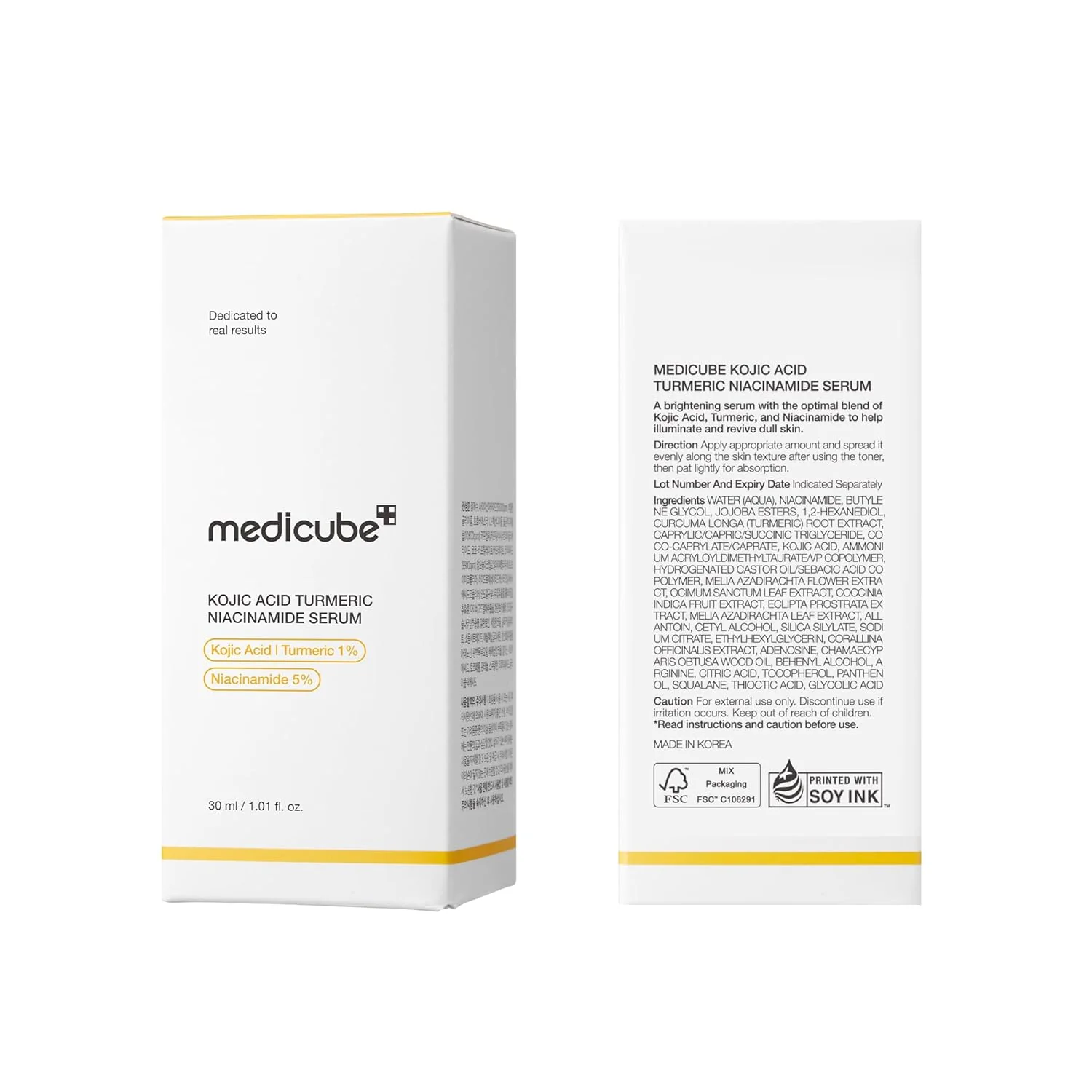MEDICUBE Kojic Acid Turmeric Niacinamide Serum 30mL - Image 9
