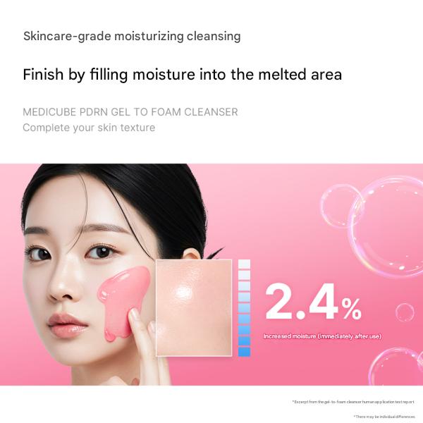 MEDICUBE PDRN Hydrating Gel Clenaser 200mL - Image 7