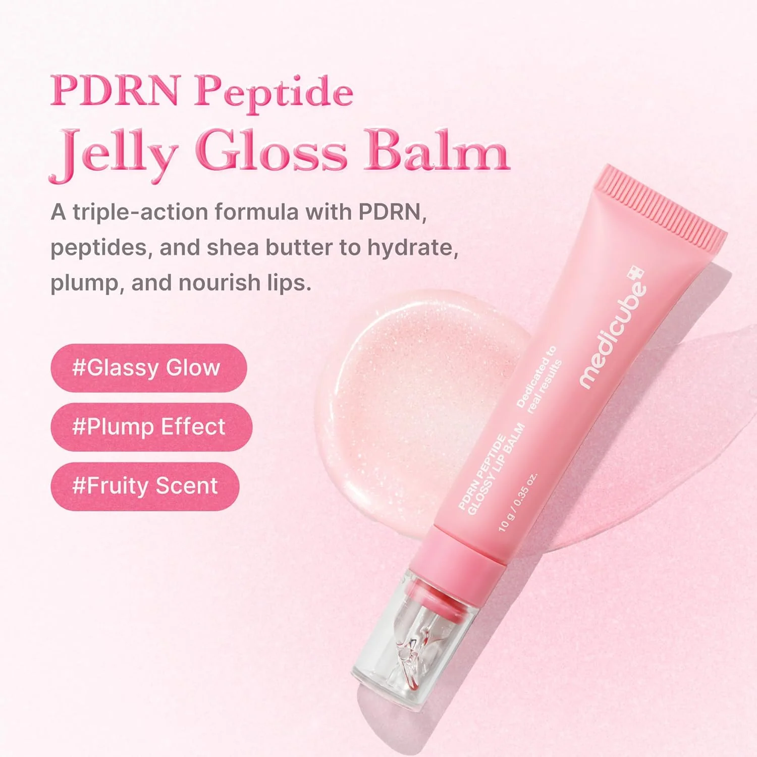 MEDICUBE PDRN Peptide Glossy Lip Balm 10g - Image 3