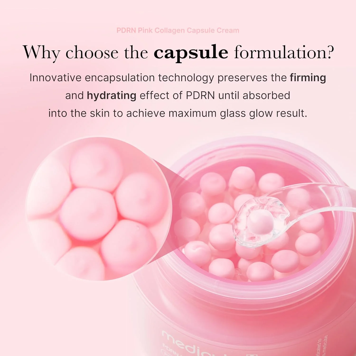 MEDICUBE PDRN Pink Collagen Capsule Cream 55g - Image 6
