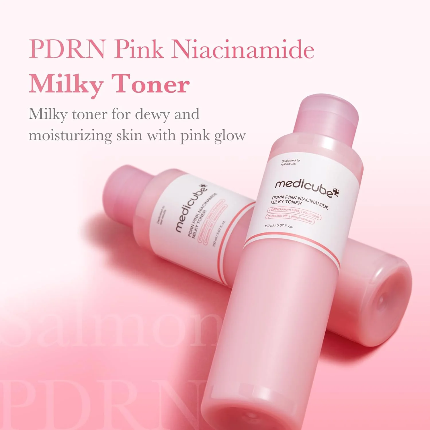 MEDICUBE PDRN Pink Niacinamide Milky Toner 150mL - Image 3