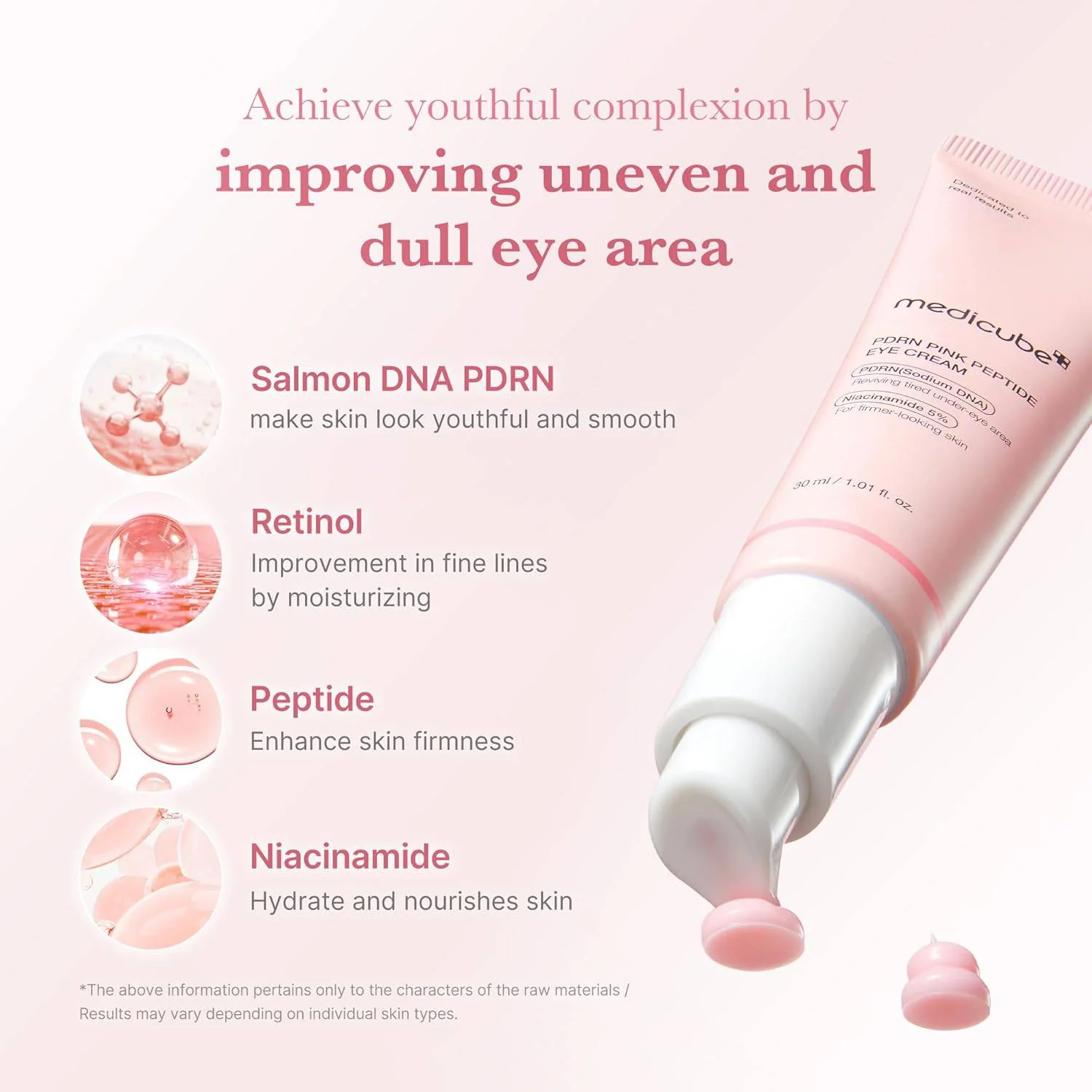 MEDICUBE PDRN Pink Peptide Eye Cream 30mL - Image 3