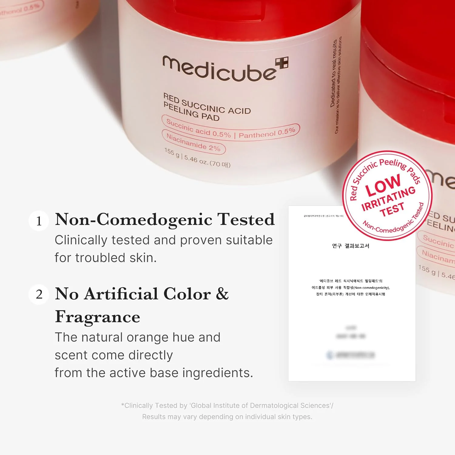 MEDICUBE Red Succinic Acid Peeling Pad 155g - Image 6