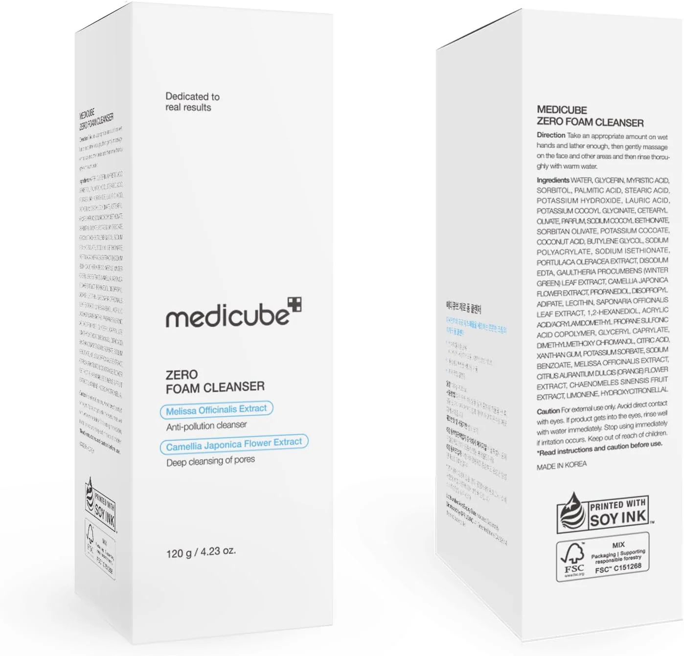 MEDICUBE Zero Foam Cleanser 120g - Image 10