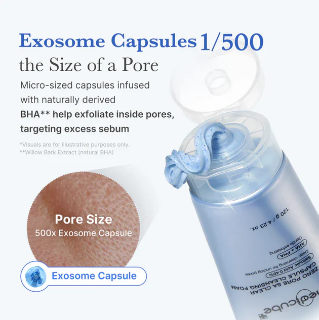 MEDICUBE Zero Pore Clearing Capsule Cleansing Foam 120g - Image 6