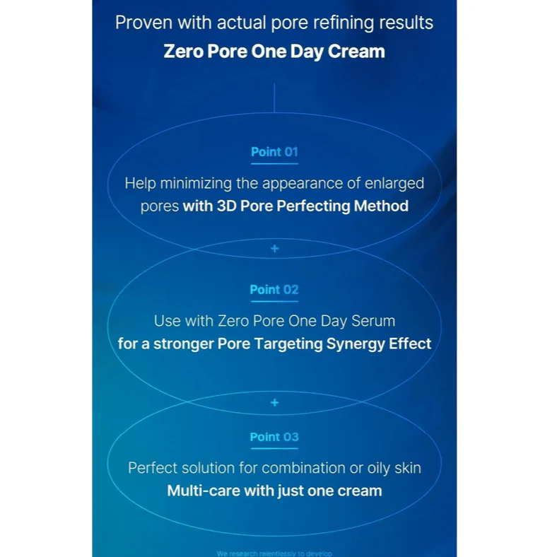 MEDICUBE Zero Pore One Day Cream 50mL - Image 18