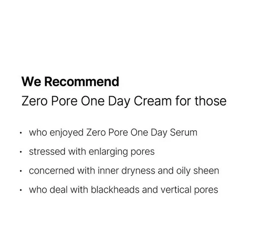 MEDICUBE Zero Pore One Day Cream 50mL - Image 19