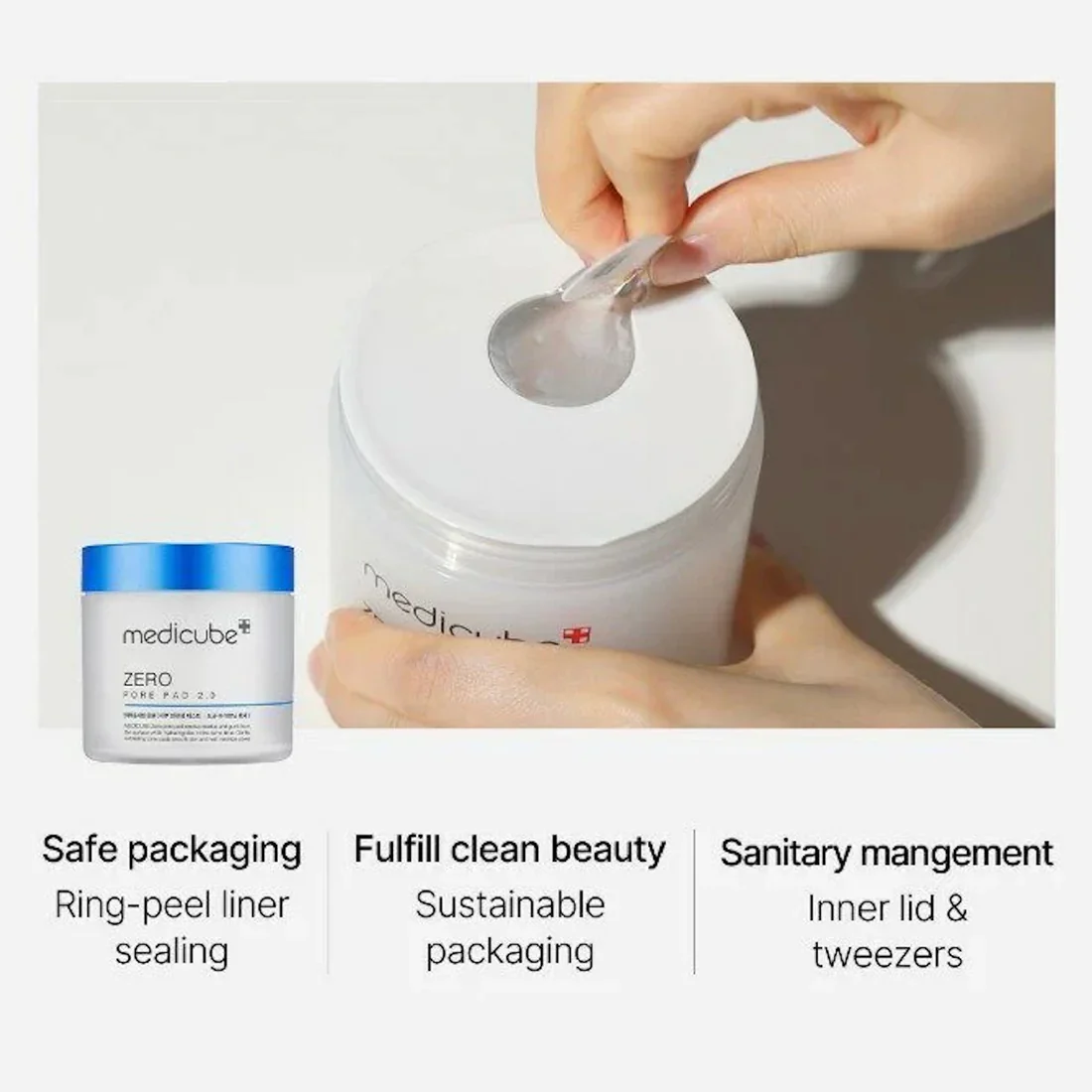 MEDICUBE Zero Pore Pad Mild (70pcs) - Image 10