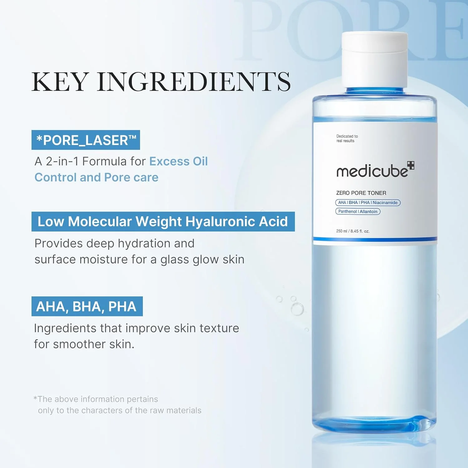 MEDICUBE Zero Pore Toner 250mL - Image 3