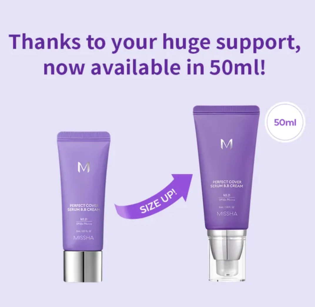 MISSHA M Perfect Cover Serum BB Cream 50ml - Image 2